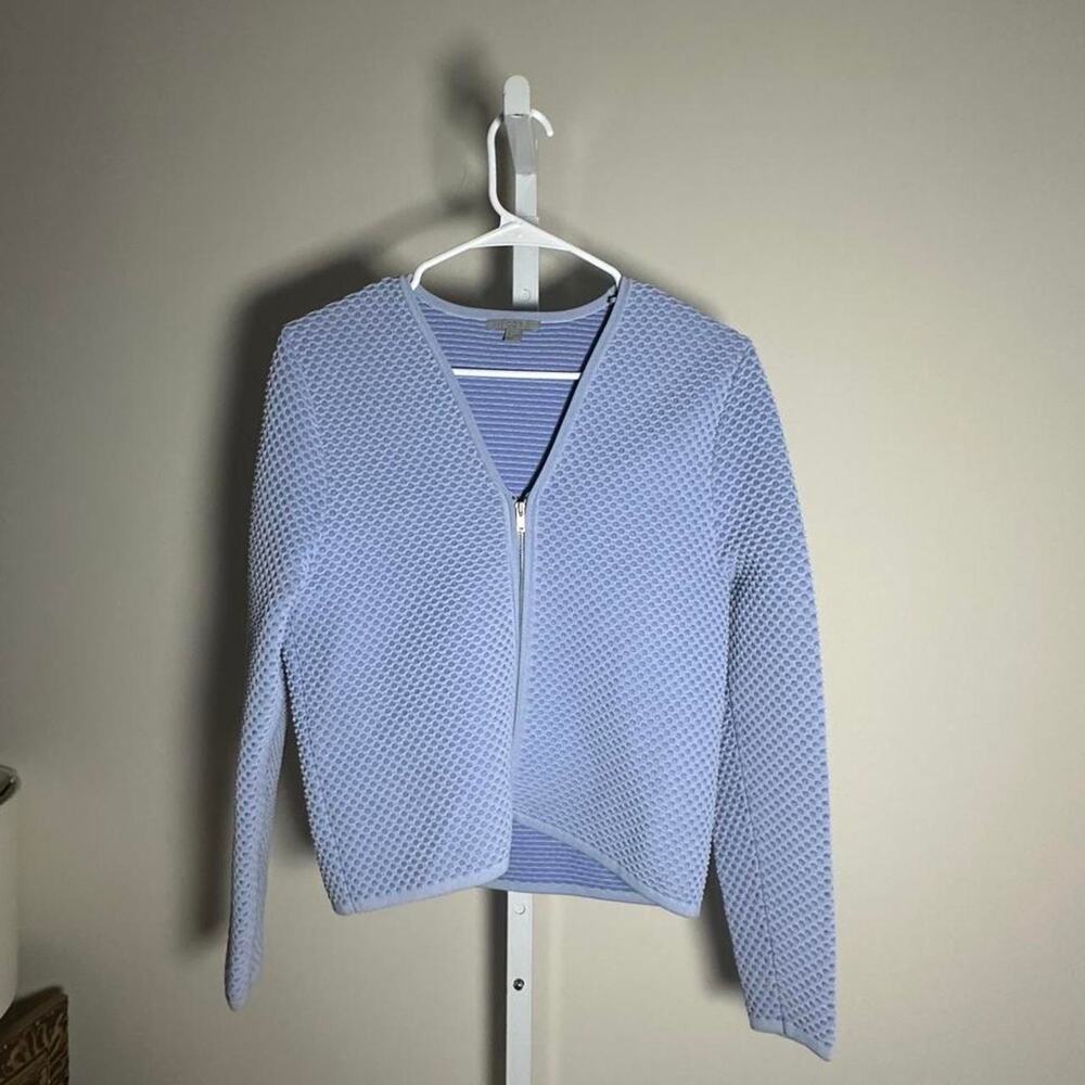 Cos light blue zip up
